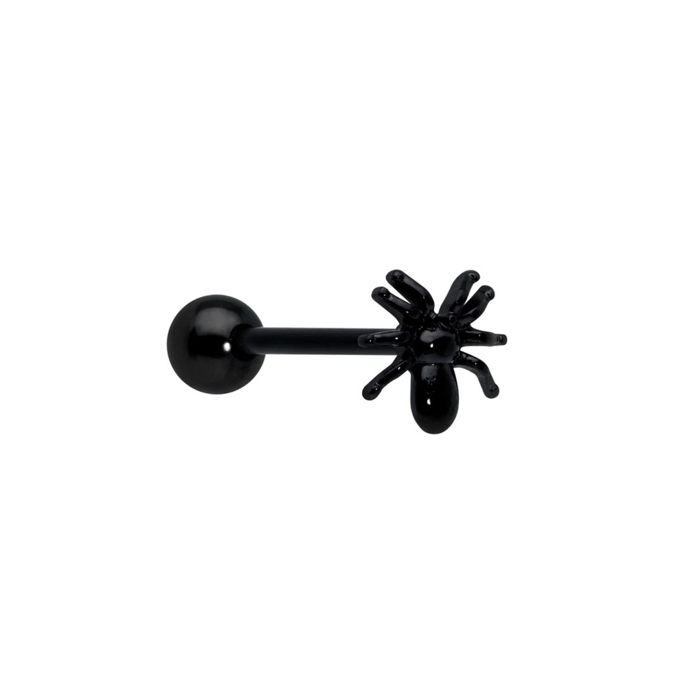 NEW Oufer 14 Gauge Spider Tongue Ring